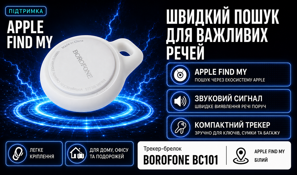 ������-������ BOROFONE BC101 ��� Apple, White