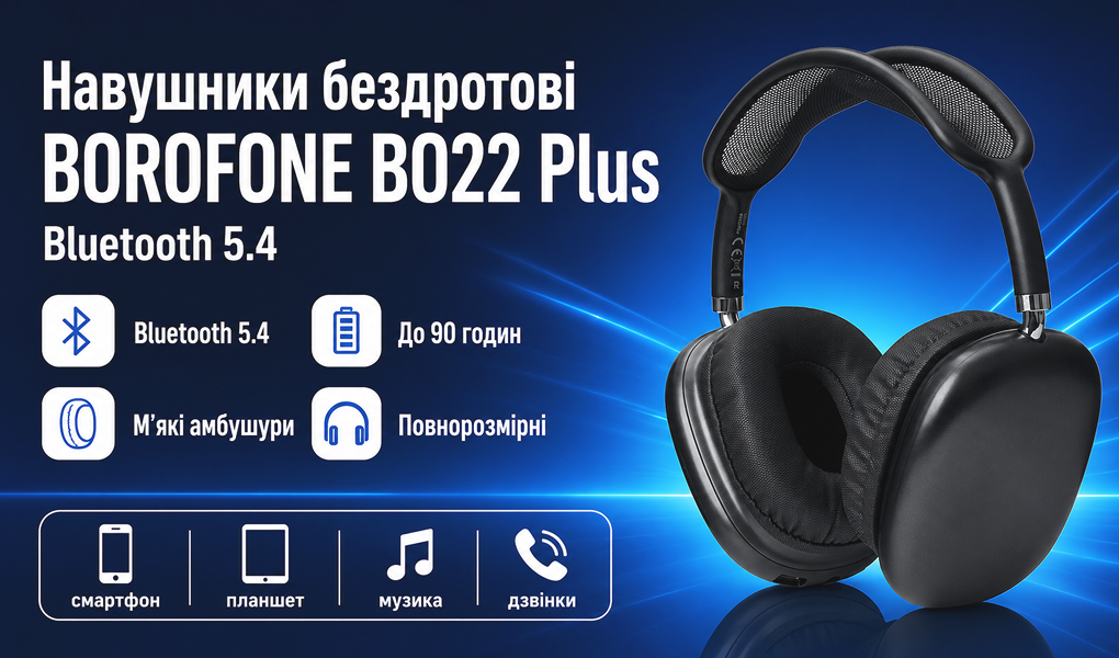 ��������� ��������� BOROFONE BO22 Plus, bluetooth 5.4
