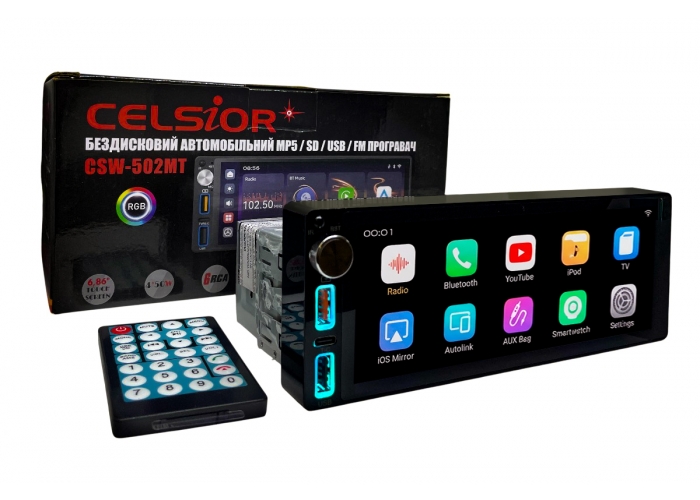 ����������� FM/ USB/TF-����� ������������� Celsior CSW-502MT Bluetooth