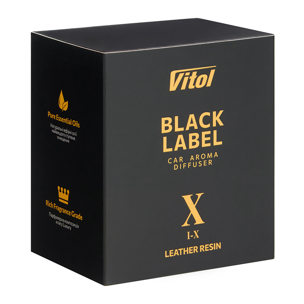 ���������� ������� VITOL Black Label Leather Resin X 8�� V2304010