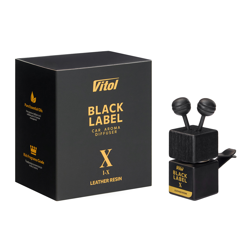 ���������� ������� VITOL Black Label Leather Resin X 8�� V2304010