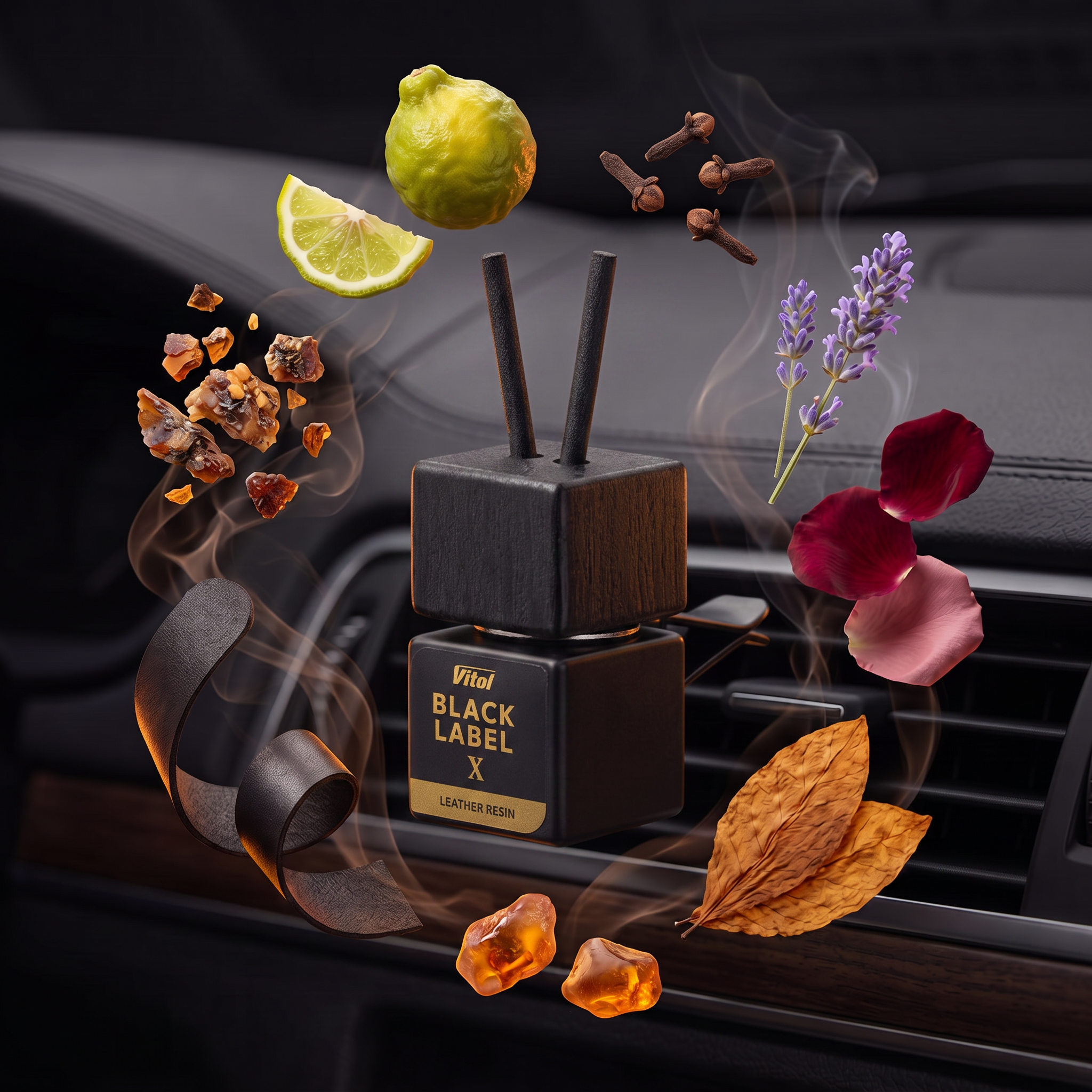 �������� ������ VITOL Black Label Leather Resin X 8�� V2304010