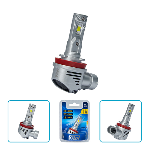 ����� VITOL LV1-H8/H11/H16 /LED-chips 3570 CSP/9-18v/35w/3000Lm/6000K