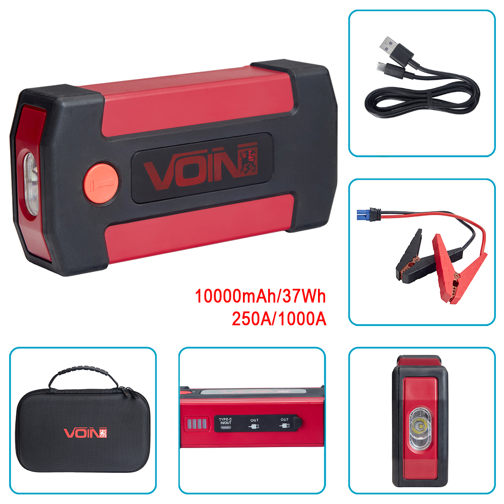 �����-�������� ������� VOIN JS-500 10000mAh/37Wh/12V START-250A/1000A/�i����