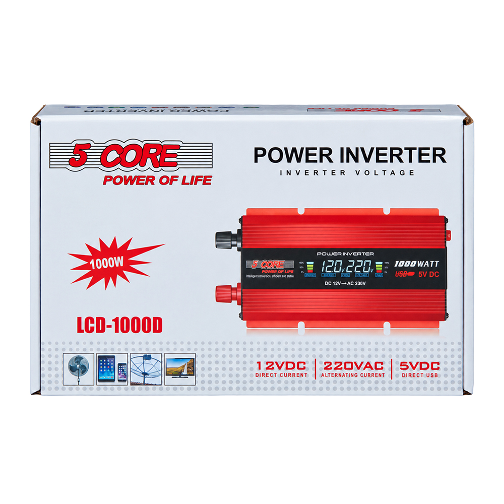 ������������ 5 CORE 1000W D+LCD 12V digital (work 660W)