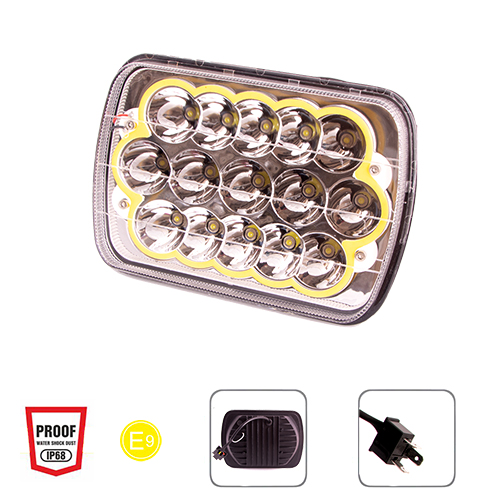 ���� �������� ����� WLP-45S7B HI-LOW 15Led*3W /10-30V/45W/6000K