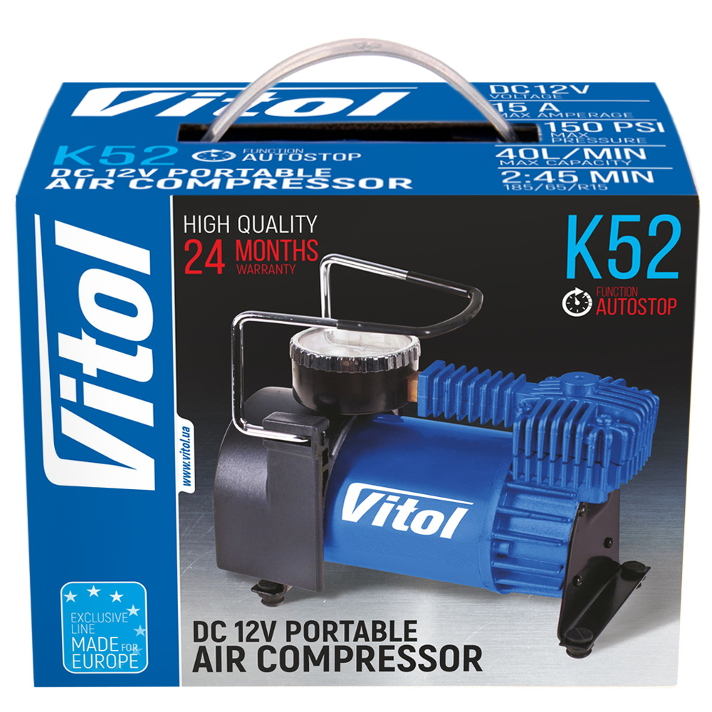 ��������� "ViTOL" K-52 150psi/15Amp/40�/��������/����������