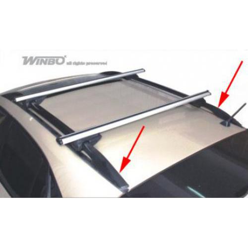 Toyota Fortuner 2005-ON рейлинги метал. Black С 097799 (С 097799/W) Рейлинги металлические Toyota Fortuner 2005+ Black С 097799, С 097799/W