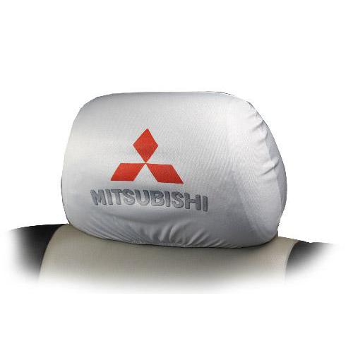 Чехлы на подголовники Mitsubishi Витол светло-серые (Одесса) Чехлы на подголовники Mitsubishi Витол светло-серые (Одесса)