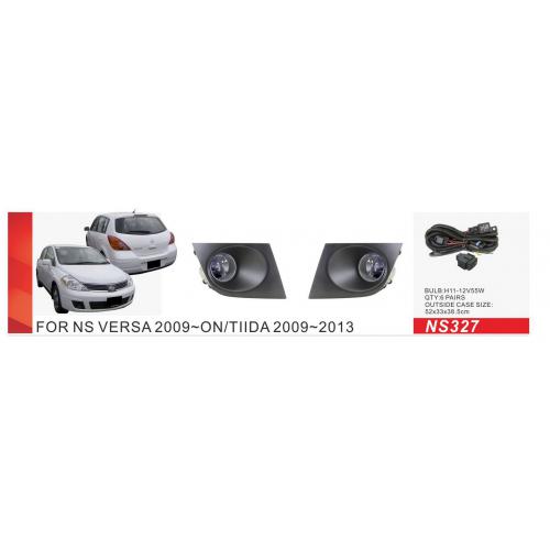  . Nissan Tiida/Versa 2009-14/NS-327/H11-12V55W/. (NS-327)