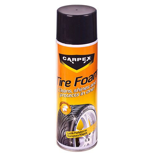 CARPEX 500 ML Tyre Polisher FOAM (пена для резины) ((500мл)) CARPEX 500 ML Tyre Polisher FOAM (пена для резины) ((500мл))