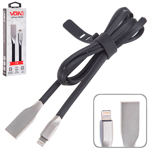  VOIN VC-003BK USB - Lightning 1m black