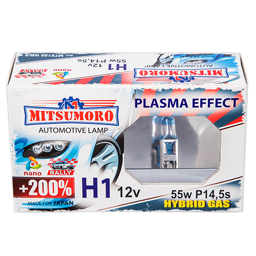  MITSUMORO 1 12v 55w   P14,5s +200 plasma effect (, , ) (M72120 NB/2)