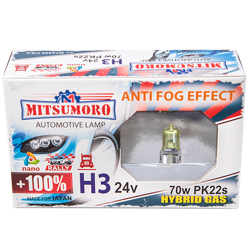  MITSUMORO 3 24v 70w Pk22s +100 anti fog effect ()