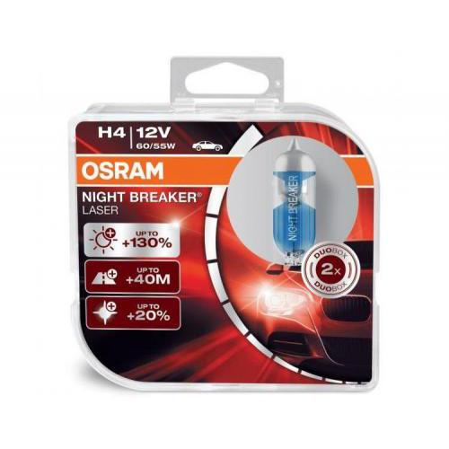  OSRAM Night Breaker Laser +130% H4 12V 60/55W P43t (64193NBL-HCB BOX)