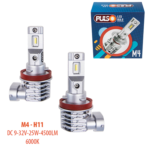  PULSO M4/H11/LED-chips CREE/9-32v/2x25w/4500Lm/6000K