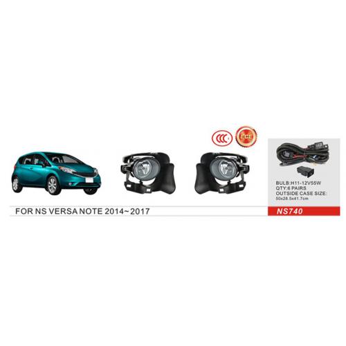  . Nissan Versa Note 2013-17/NS-740/H11-12V55W/. (NS-740)