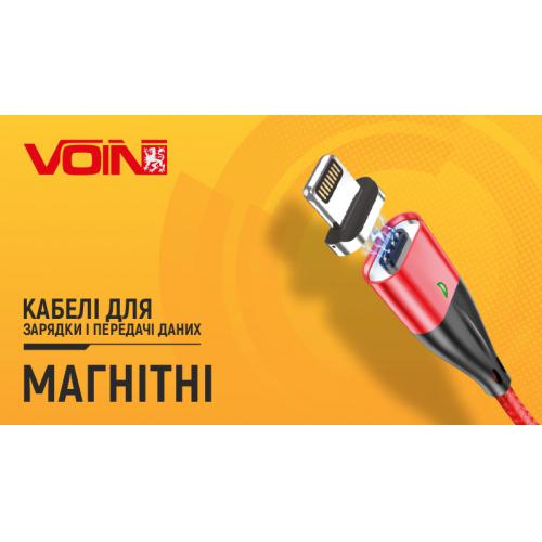   VOIN USB - Lightning 3, 1m, red (  /  ) (VL-6101L RD)