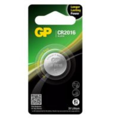  GP  Lithium Button Cell 3.0V CR2016-7U1  (CR2016)