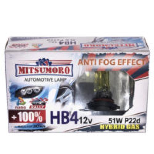  MITSUMORO HB4 (9006) 12v 55w P22d + 100 anti fog effec
