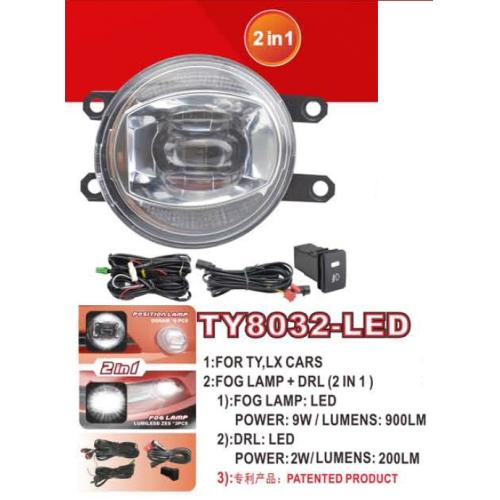  . Toyota Cars/TY-8032L/LED-12V9W900Lm+DRL-12V2W200Lm/FOG+DRL/. (TY-8032-LED 21)
