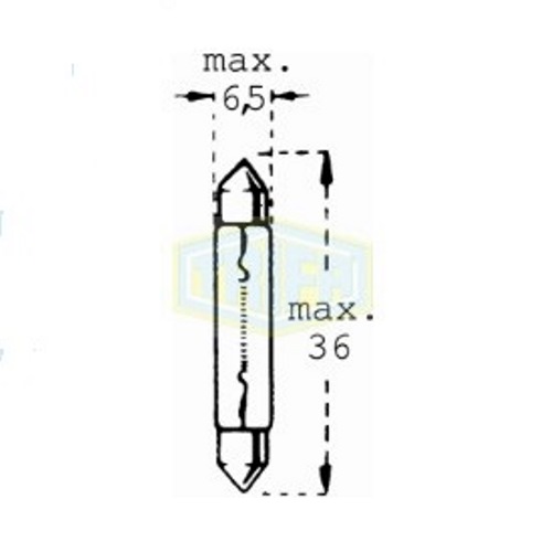    Festoon  Trifa 12V 3W S5,5 6,5x33