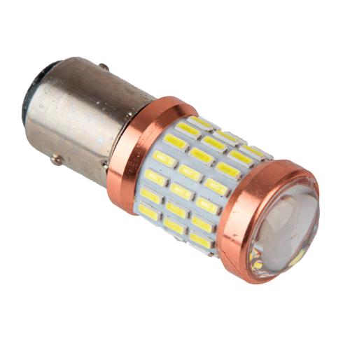  PULSO//LED 1157/51+9SMD-3014 with lens/12-24v/2w/300lm White (LP-54323)