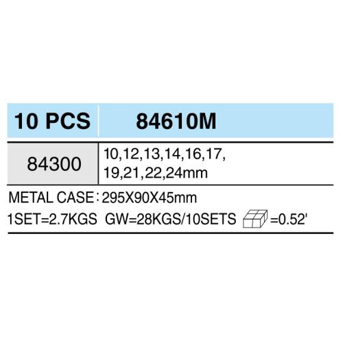      1/2" DR 10 . (84610M) HANS