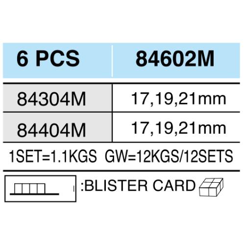 HANS.     1/2" DR 6 .( )    (84602M)