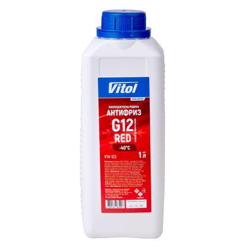 Антифриз VITOL G12 Red 1л - Vitol Антифриз VITOL G12 Red 1л