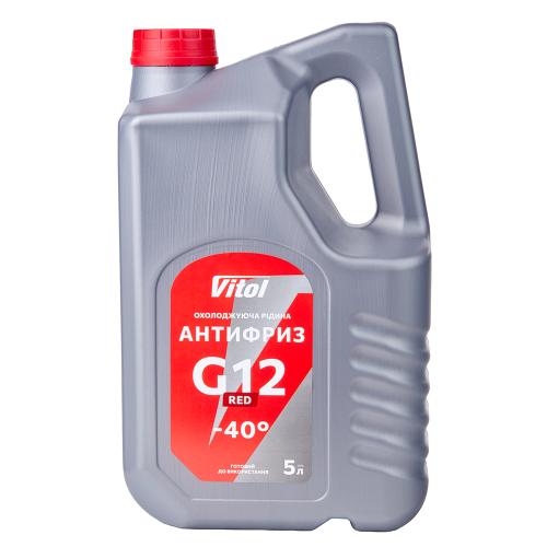 Антифриз VITOL G12 Red 5л - Vitol Антифриз VITOL G12 Red 5л