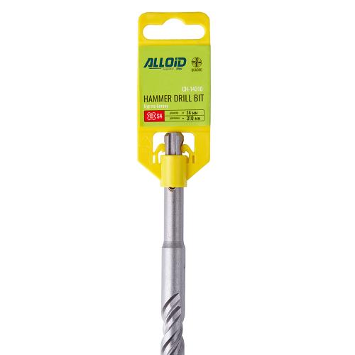 Бур по бетону SDS-plus S4 QUADRO 14x310мм Alloid - Vitol Бур по бетону SDS-plus S4 QUADRO 14x310мм Alloid