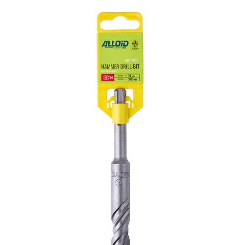 Бур по бетону SDS-plus S4 QUADRO 18x310мм Alloid - Vitol Бур по бетону SDS-plus S4 QUADRO 18x310мм Alloid