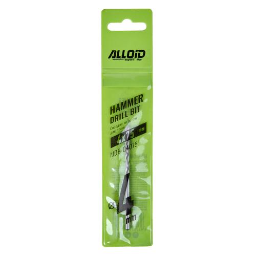 Alloid. Свердло по бетону для дрилі 4х75мм - Vitol Alloid. Свердло по бетону для дрилі 4х75мм