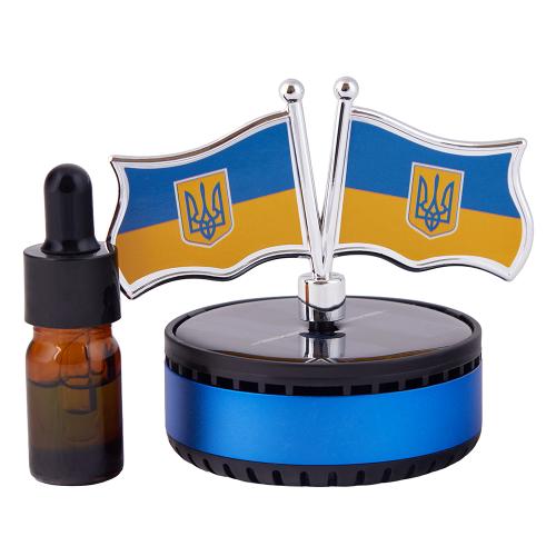Освіжувач повітря "Прапор із тризубом" на сонячній батареї - Vitol Освіжувач повітря "Прапор із тризубом" на сонячній батареї