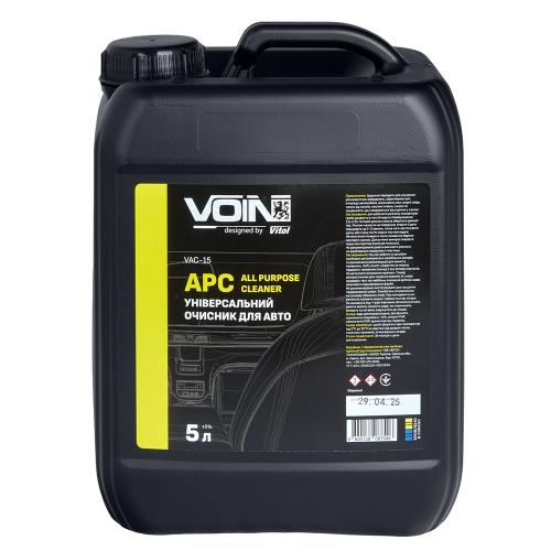 Універсальний очисник для авто APC - All Purpose Cleaner 5л концентрат (хімчистка, очищувач) - Vitol Універсальний очисник для авто APC - All Purpose Cleaner 5л концентрат (хімчистка, очищувач)