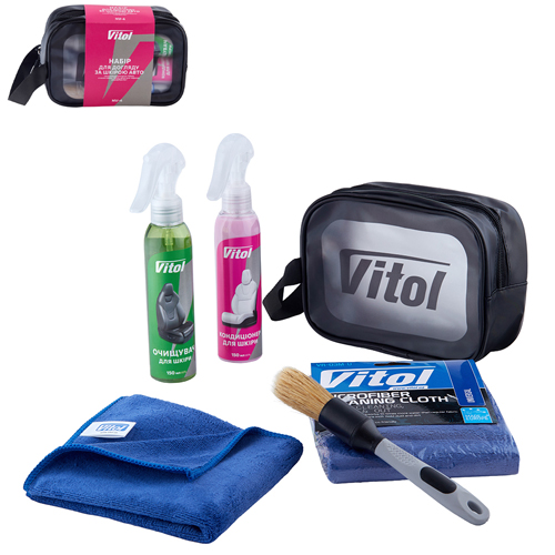 Набор для ухода за кожей авто VITOL - Vitol Набор для ухода за кожей авто VITOL