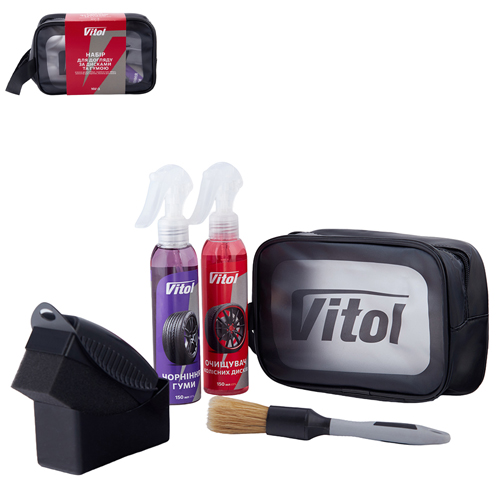 Набор для ухода за дисками и резиной VITOL - Vitol Набор для ухода за дисками и резиной VITOL