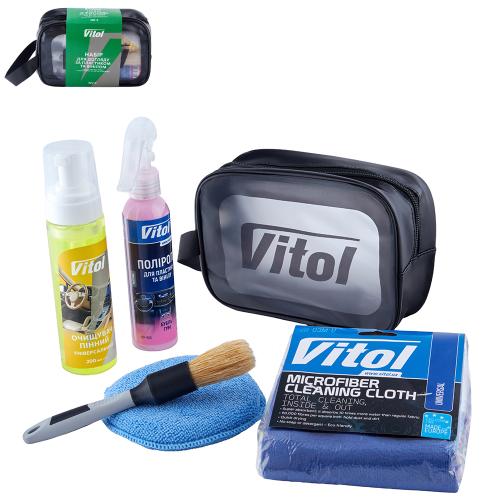 Набір для догляду за пластиком та вінілом VITOL - Vitol Набір для догляду за пластиком та вінілом VITOL