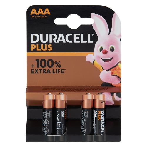 Батарейка DURACELL лужна LR03 AAA (4шт на блістері) - Vitol Батарейка DURACELL лужна LR03 AAA (4шт на блістері)