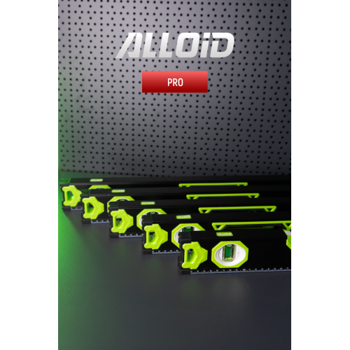 Alloid Pro. Уровень строительный 100см, 3 капсулы с магнитом - Vitol Alloid Pro. Уровень строительный 100см, 3 капсулы с магнитом