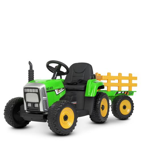 Трактор M 4479EBLR-5 (1шт) з причепом, р/к 2,4G, 2мот.35W, 1акум.12V7AH, EVA, TF, шкір.сид. , світло, зелений. - Vitol Трактор M 4479EBLR-5 (1шт) з причепом, р/к 2,4G, 2мот.35W, 1акум.12V7AH, EVA, TF, шкір.сид. , світло, зелений.