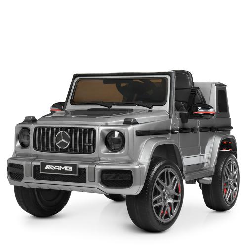 Джип M 4180EBLRS-11 (1шт) р/к 2,4G,2мот45W,1акум12V9AH,муз.,світ.,MP3,TF,USB,колEVA,шкір.сид.,фарб.сірий - Vitol Джип M 4180EBLRS-11 (1шт) р/к 2,4G,2мот45W,1акум12V9AH,муз.,світ.,MP3,TF,USB,колEVA,шкір.сид.,фарб.сірий