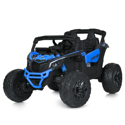 Джип M 5099EBLR-4(24V)(1шт) 2,4G(р/к),4мотори200W, 1акум24V7AH, EVA, шкіра, синій - Vitol Джип M 5099EBLR-4(24V)(1шт) 2,4G(р/к),4мотори200W, 1акум24V7AH, EVA, шкіра, синій