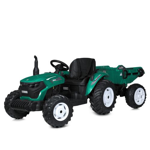 Трактор M 5772EBR-4 (1шт) р/к2,4G, з причепом, 1акум24V7AH, 2мотори95W, муз,світло, MP3, USB, колесаEVA,синій - Vitol Трактор M 5772EBR-4 (1шт) р/к2,4G, з причепом, 1акум24V7AH, 2мотори95W, муз,світло, MP3, USB, колесаEVA,синій