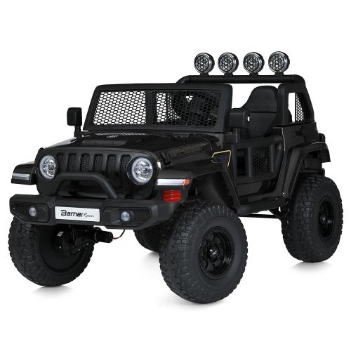 Джип M 5780EBLRS-2 (1шт) р/к2,4G, 4мотори35W,1акум12V14Ah, колесаEVA, світло, шкір.сидіння, фарбован. чорний - Vitol Джип M 5780EBLRS-2 (1шт) р/к2,4G, 4мотори35W,1акум12V14Ah, колесаEVA, світло, шкір.сидіння, фарбован. чорний