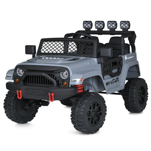 Джип M 5995EBLR-11(24V) (1шт) р/к2,4G, 4мотора45W, 24V7AH, EVA, TF, шкіра, сірий - Vitol Джип M 5995EBLR-11(24V) (1шт) р/к2,4G, 4мотора45W, 24V7AH, EVA, TF, шкіра, сірий