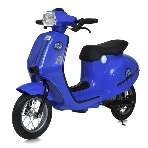 Мотоцикл M 6017AL-4 (1шт) 1*350W, 2*12V10AH, MP3, шкіра, блакитний - Vitol Мотоцикл M 6017AL-4 (1шт) 1*350W, 2*12V10AH, MP3, шкіра, блакитний
