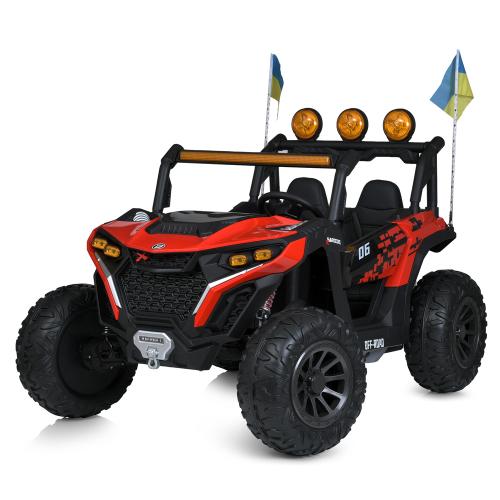 Джип M 6019EBLR-3 (1шт) 2,4G р/к, 2*12V12AH, 4*45W, MP3, USB, TF, BLUETOOTH, EVA, APP, шкіра, музика, світло, червоний - Vitol Джип M 6019EBLR-3 (1шт) 2,4G р/к, 2*12V12AH, 4*45W, MP3, USB, TF, BLUETOOTH, EVA, APP, шкіра, музика, світло, червоний