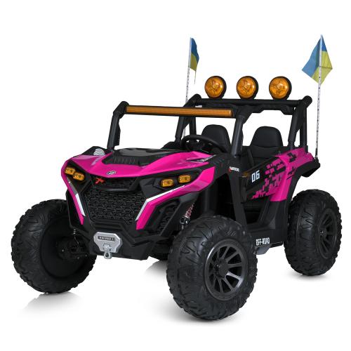 Джип M 6019EBLR-8 (1шт) 2,4G р/к, 2*12V12AH, 4*45W, MP3, USB, TF, BLUETOOTH, EVA, APP, шкіра, музика, світло, рожевий - Vitol Джип M 6019EBLR-8 (1шт) 2,4G р/к, 2*12V12AH, 4*45W, MP3, USB, TF, BLUETOOTH, EVA, APP, шкіра, музика, світло, рожевий